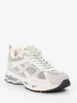 – Retro-Sneaker aus Velour und Mesh Offwhite*MRP Online