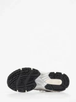 – Retro-Sneaker aus Velour und Mesh Offwhite*MRP Online