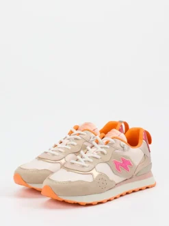Damen MRP – Retro-Sneaker aus Veloursleder und Mesh