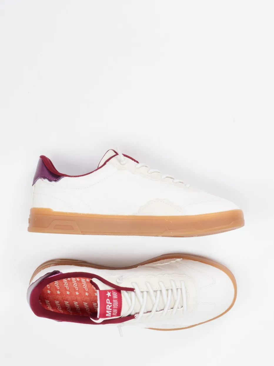 Damen MRP – Sneaker aus Fellimitat Off-White