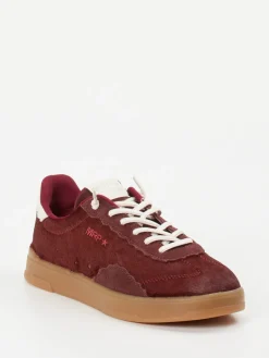 – Sneaker aus Lammleder in Bordeaux*MRP Outlet