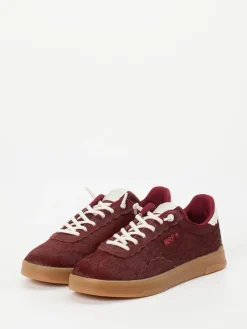 – Sneaker aus Lammleder in Bordeaux*MRP Outlet