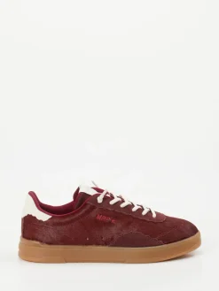 – Sneaker aus Lammleder in Bordeaux*MRP Outlet