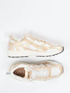 Damen MRP – Sneaker aus Metallic-Mesh in Rosé