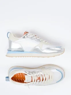 – Sneaker aus Metallicleder in Creme*MRP Online