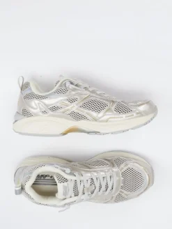 Damen MRP – Sneaker aus Textil in Champagner-Metallic