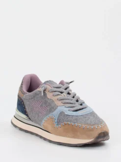 – Sneaker aus Textil und Veloursleder*MRP Sale