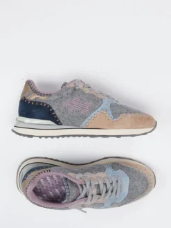 – Sneaker aus Textil und Veloursleder*MRP Sale