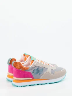 – Sneaker aus Velour und Textil in Hell*MRP Discount