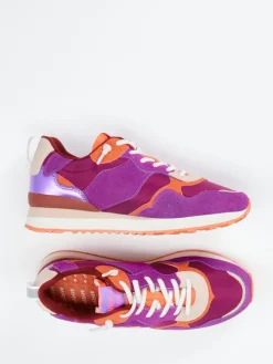 – Sneaker aus Veloursleder und Textil violett*MRP Online