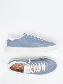 Damen MRP – Sneaker aus Veloursleder in Jeans