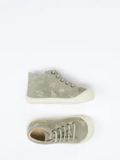 Kinder Naturino – Kinder-Sneaker aus Veloursleder salbei