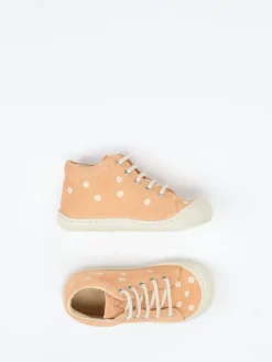 Kinder Naturino – Lauflernschuh aus Veloursleder Apricot