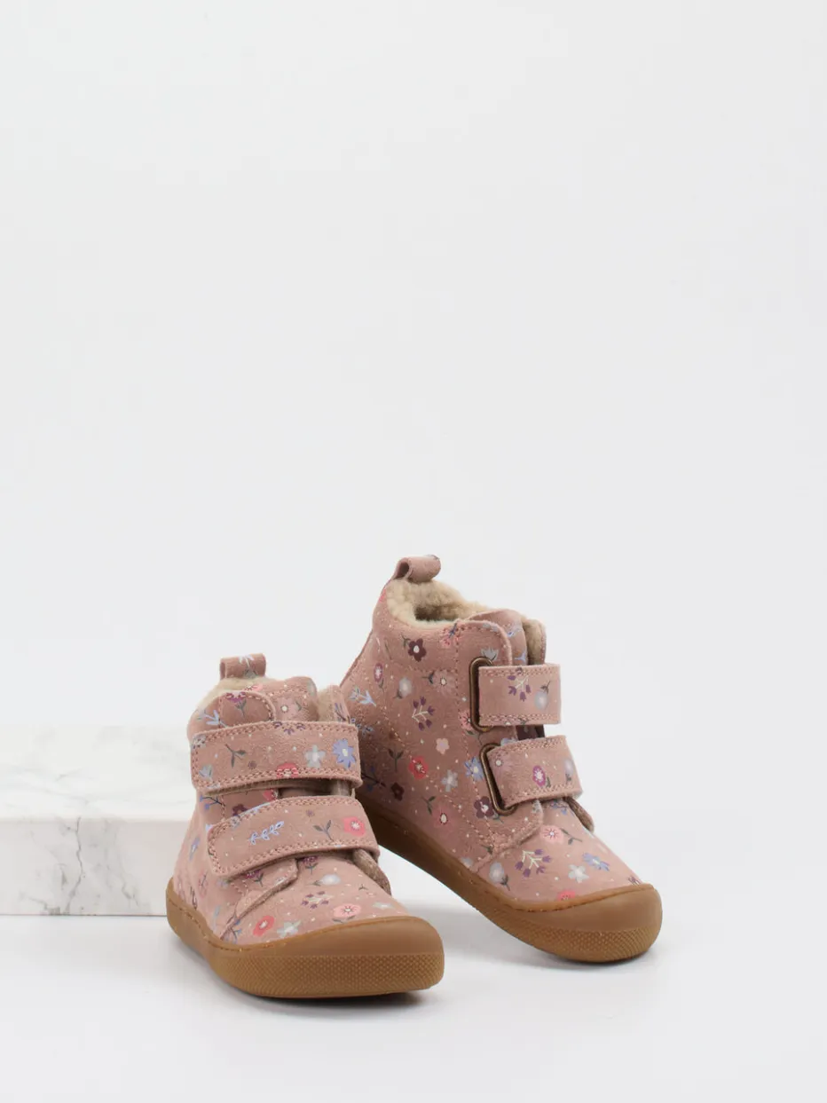 – Lauflernschuhe aus geprägtem Leder in*Naturino Clearance