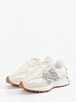 Damen New Balance – Retro-Sneaker aus Textil und Wildleder