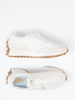 Damen New Balance – Retro-Sneaker aus Textil und Wildleder