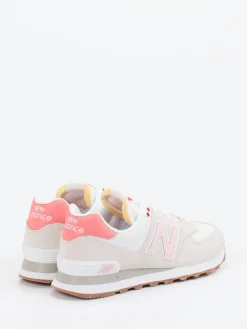 Damen New Balance – Retro-Sneaker aus Textil und Veloursleder