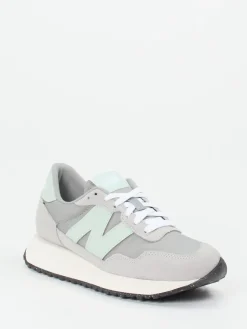 Damen New Balance – Retro-Sneaker aus Textil und Veloursleder