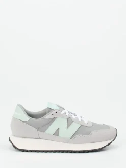 Damen New Balance – Retro-Sneaker aus Textil und Veloursleder