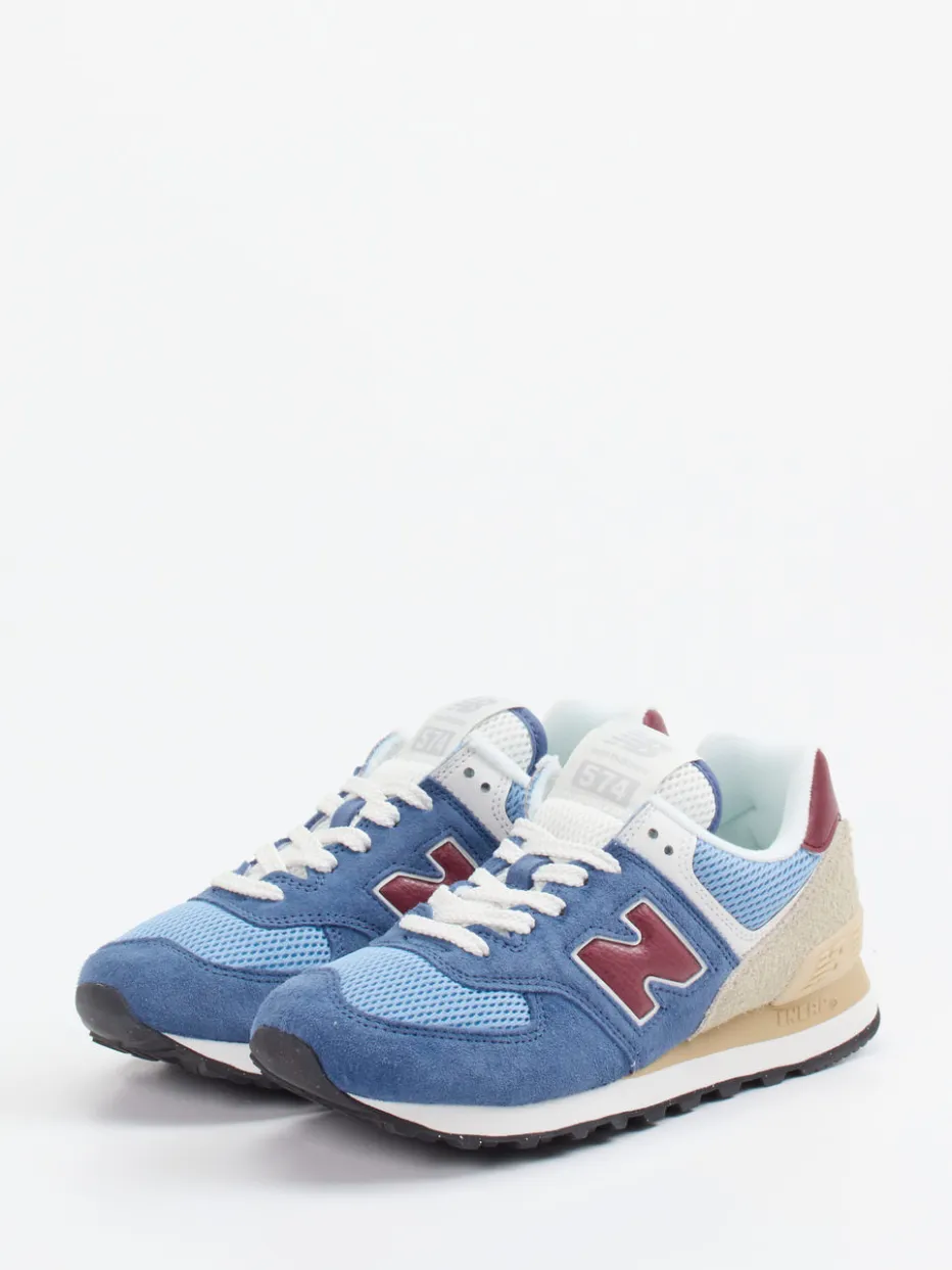 Damen New Balance – Sneaker aus Textil und Veloursleder