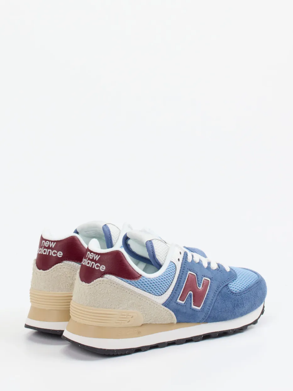 Damen New Balance – Sneaker aus Textil und Veloursleder