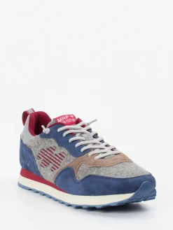 Herren New Balance – Sneaker aus Velour/Textil in Grau
