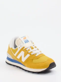 – Sneaker aus Veloursleder Senf*New Balance Outlet