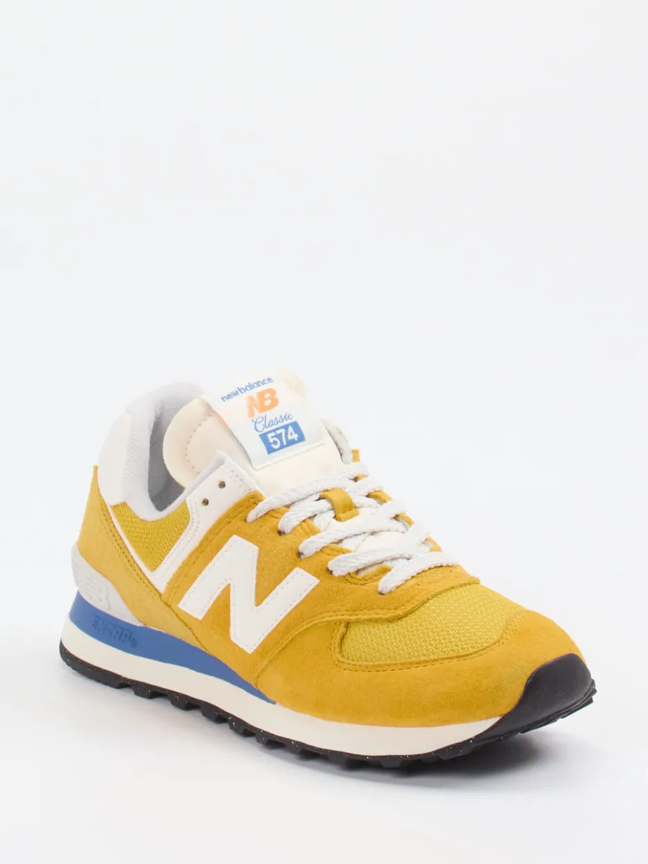 – Sneaker aus Veloursleder Senf*New Balance Outlet