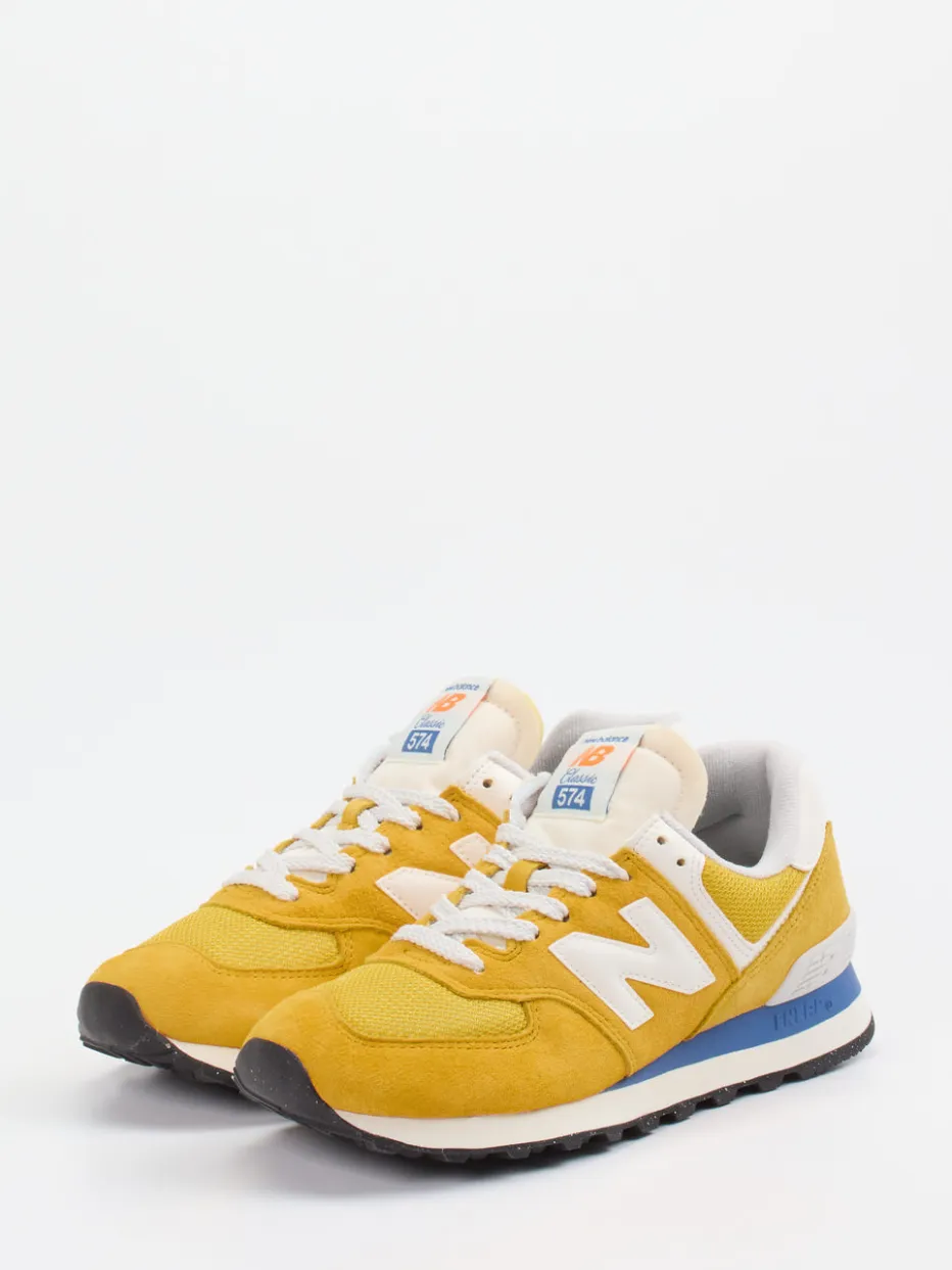 – Sneaker aus Veloursleder Senf*New Balance Outlet