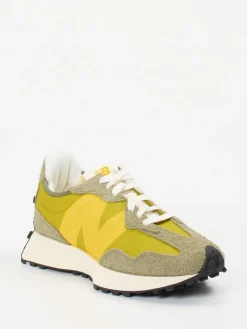– Sneaker aus Textil und Veloursleder Senfgelb*New Balance Clearance