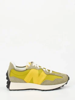 – Sneaker aus Textil und Veloursleder Senfgelb*New Balance Clearance