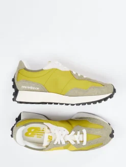 – Sneaker aus Textil und Veloursleder Senfgelb*New Balance Clearance