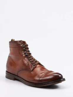 Herren Officine Creative – Captoe-Boots aus Büffelleder