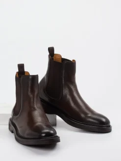 – Chelsea Boots aus Kalbleder dunkel*Officine Creative Online