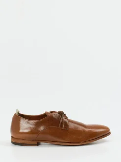 Herren Officine Creative – Derbyschuh aus Känguruleder Cognac