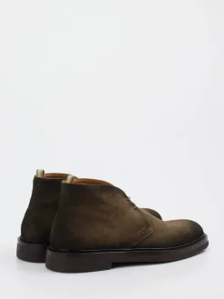 Herren Officine Creative – Desert Boots aus Veloursleder oliv
