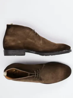 Herren Officine Creative – Desert Boots aus Veloursleder