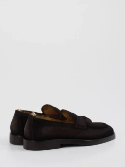 – Penny Loafer aus Veloursleder Dunkel*Officine Creative Hot