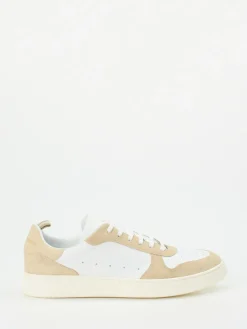 – Sneaker aus Kalbleder -Beige*Officine Creative Discount