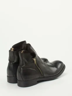 – Stiefeletten aus Büffelleder Schwarz*Officine Creative Hot