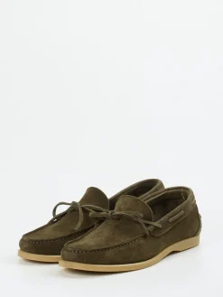 – Mokassins aus Veloursleder oliv*Opificio Vico Online