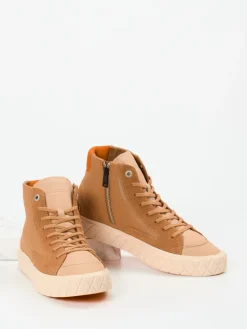 Palladium – High-Top Sneaker aus Leder hell*Palladium Unisex Outlet