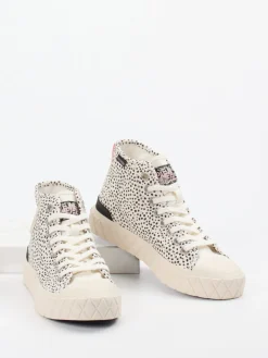 – High-Top Sneaker aus Textil im Dalmatiner-Look*Palladium Sale