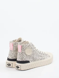 – High-Top Sneaker aus Lammleder creme*Palladium Discount