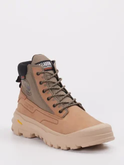 Herren Palladium Herren Palladium – Outdoor Boots aus Nubukleder Sand