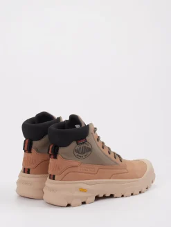 Herren Palladium Herren Palladium – Outdoor Boots aus Nubukleder Sand