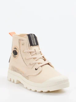 – Schnürboots aus Canvas in*Palladium