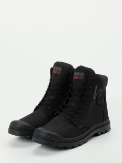 Palladium – Schnürboots aus Nubukleder*Palladium Unisex Clearance