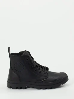 Damen Palladium Unisex Palladium – Schnürboots aus Fettleder