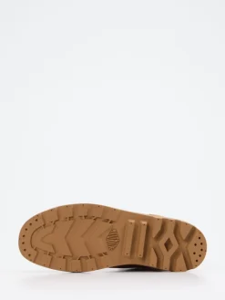 Herren Palladium Herren Palladium – Schnürboots aus Nubukleder honig